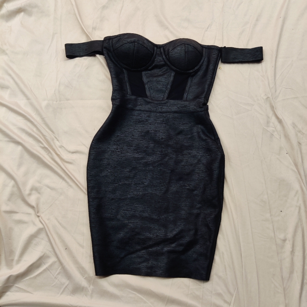 Toxic Envy Boutique Strapless Midi Dress